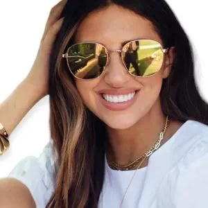 Quay Australia Jezabell Links Rose Gold Sunglasses Quay Australia Jezabell Links Sunglasses Gold - $49 (34% Off  main image 4